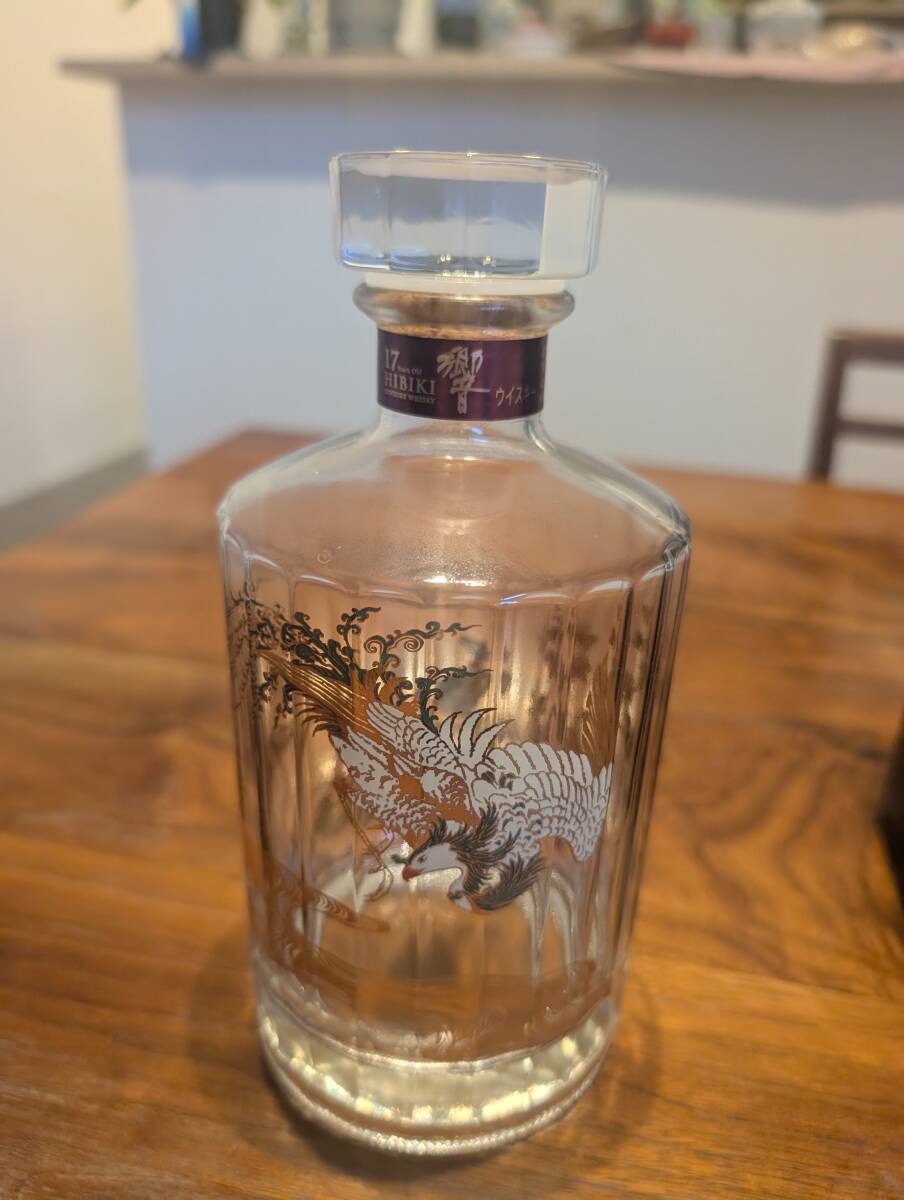 美品】響17年 意匠ボトル 鳳凰 空瓶×1本 山崎 18年