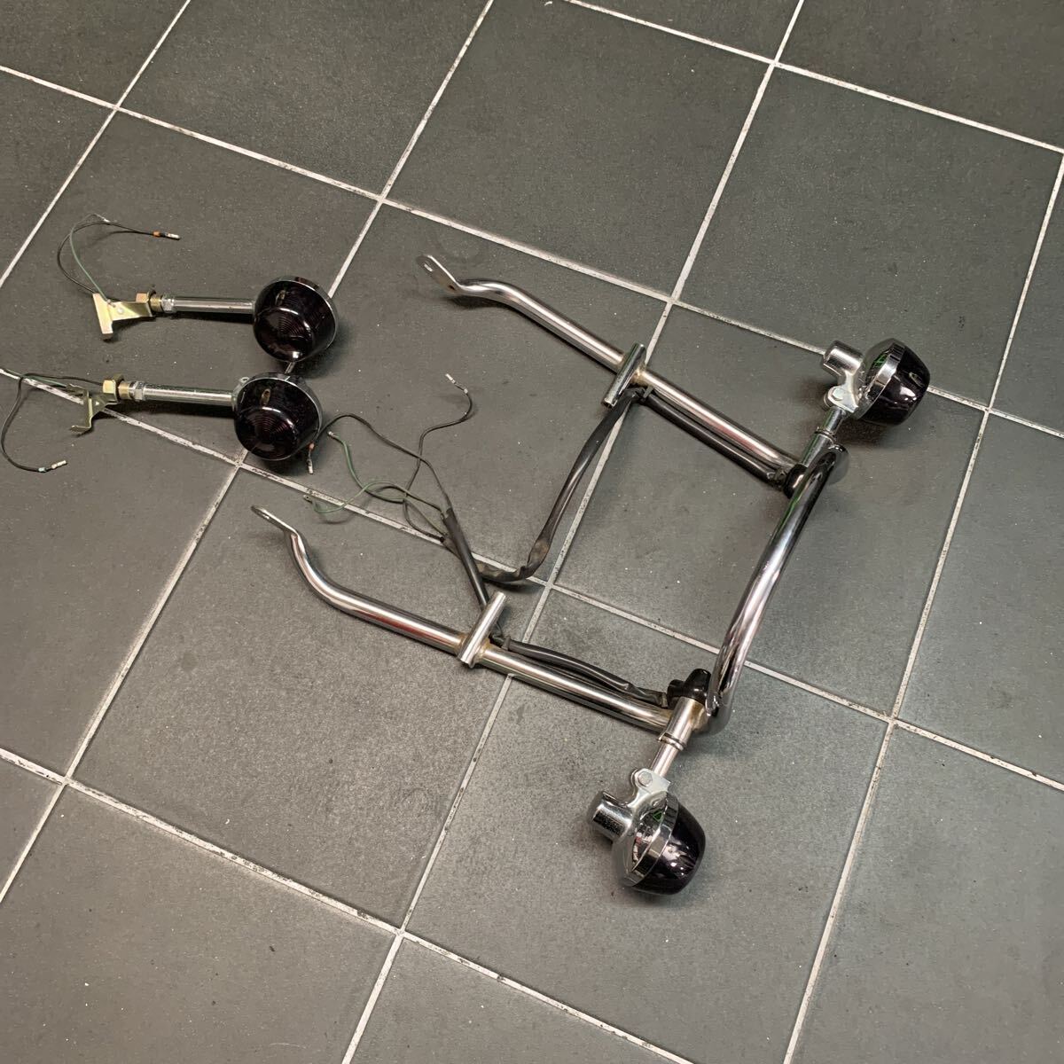 ホンダ CB400T バブ 純正タンデムバー・ウィンカー