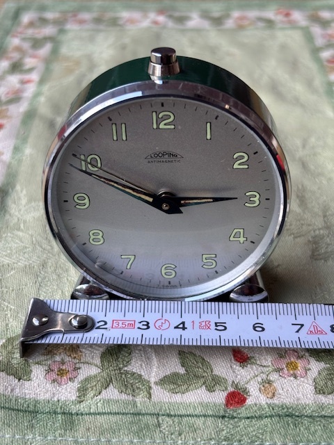 ◾️2品まとめて◾️LOOPING置時計とRhythm折りたたみアラームクロック時計