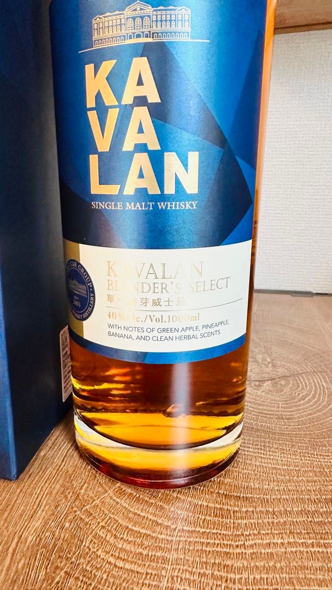 KAVALAN シングルモルトウイスキー ブレンダーズセレクト 1000ml
