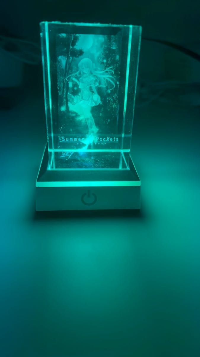 Summer Pockets エビテン限定特典 3Dクリスタル 空門蒼 Summer Pockets