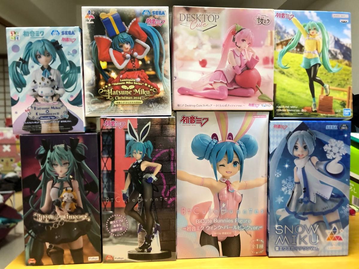 初音ミクフィギュアまとめ売り 8個 【公式通販】