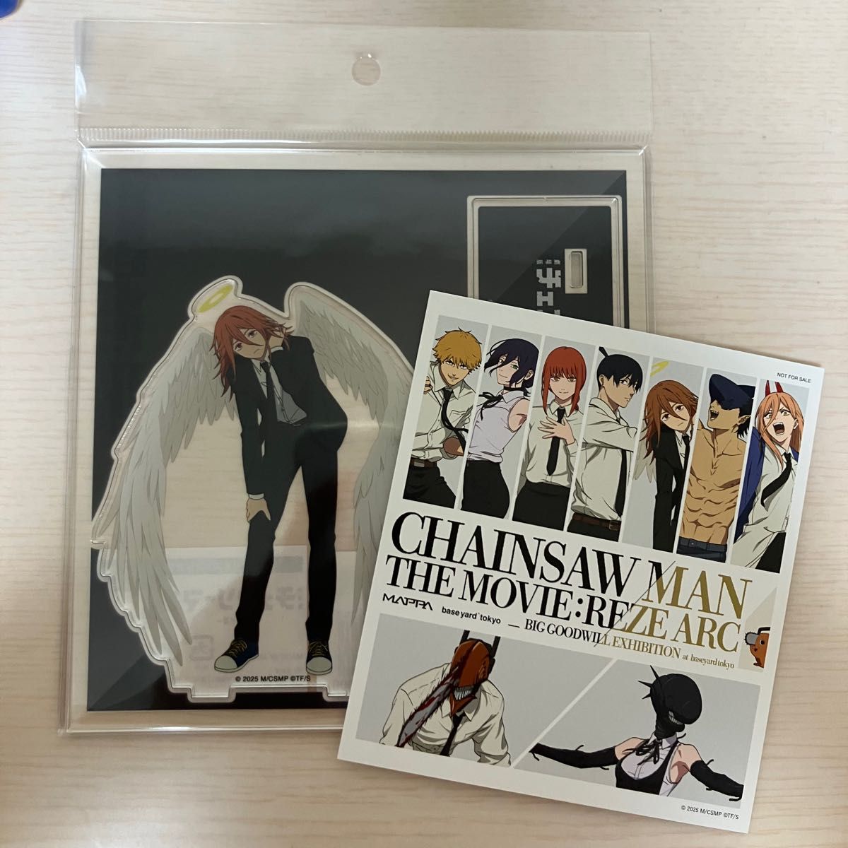 チェンソーマン 天使の悪魔 等身大 メガクリアポスター ベースヤード