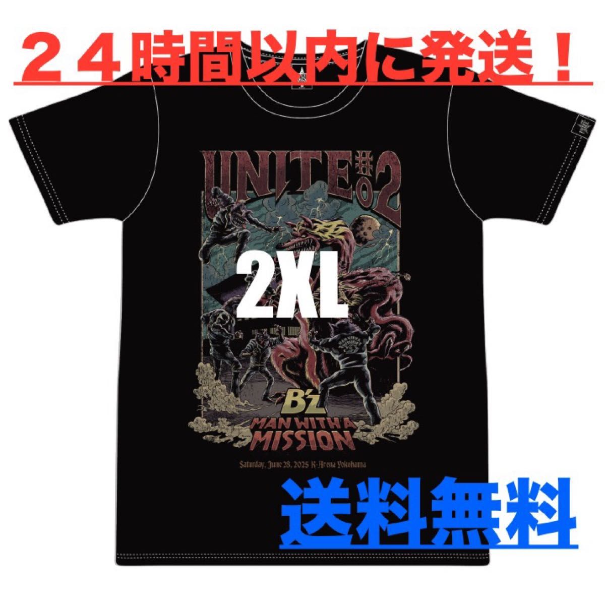 MAN WITH A MISSION B'z UNITE #02 コラボTシャツ B'z UNITE #02 コラボ