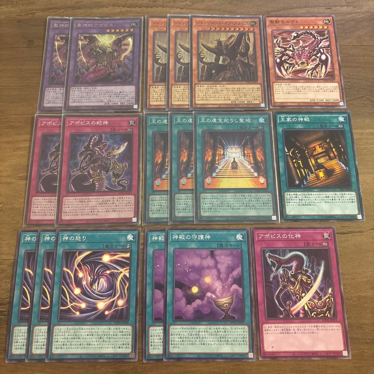 本格構築 王家の神殿デッキ リシドデッキ アポピスデッキ 刻印を持つ者