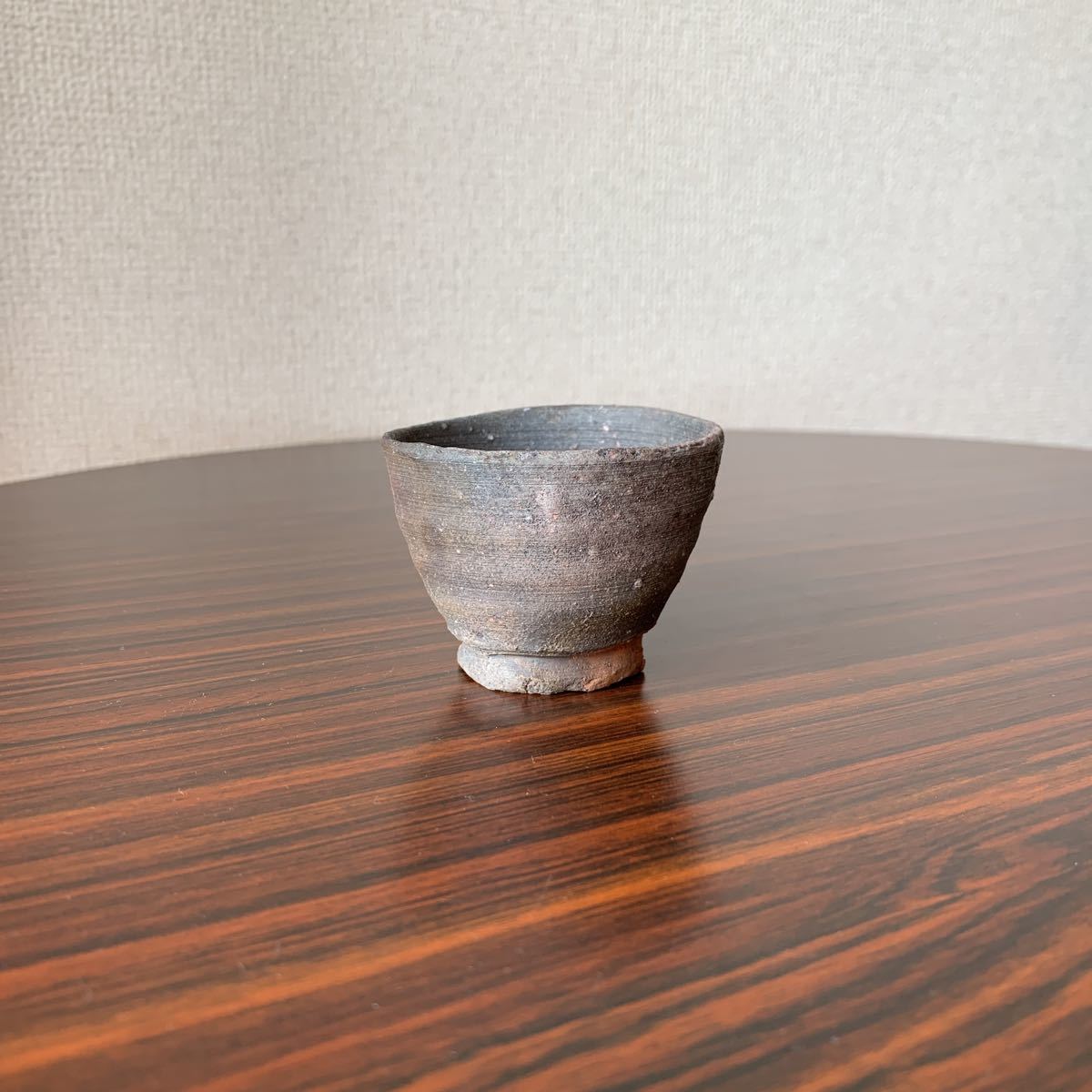 星野聖 備前ぐい呑 共箱 ぐい呑 酒器 師 森陶岳