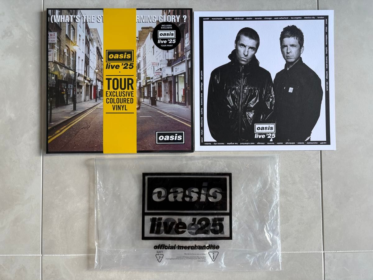 Oasis Live 25 Exclusive Coloured Vinyl オアシス ライブ 限定 LP