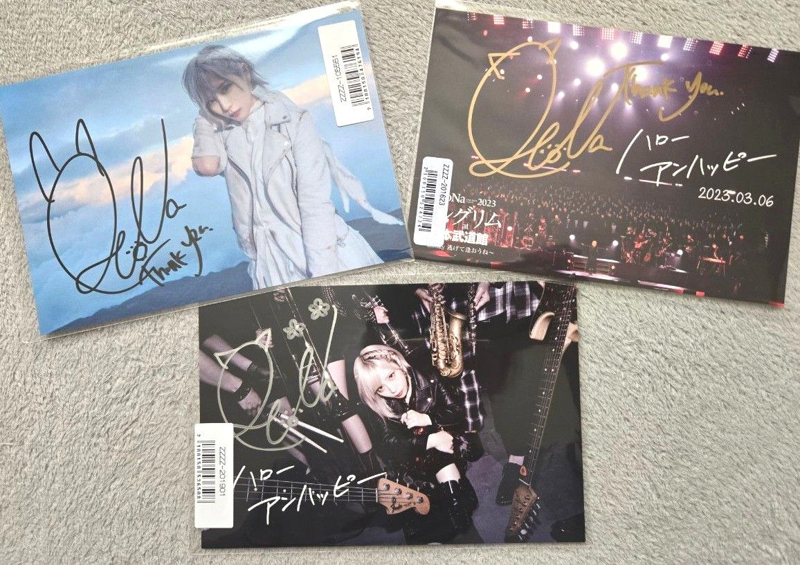 ReoNa 直筆サイン入りポストカードセット 6種｜Yahoo!フリマ（旧PayPay