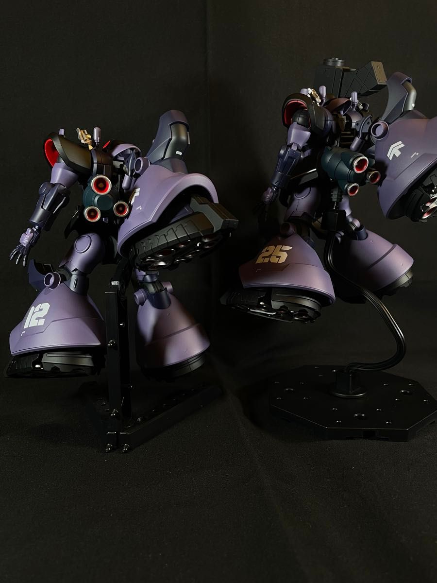 GQ HG 1/144 リック・ドム 全塗装 完成品 オルテガ/ガイア セット