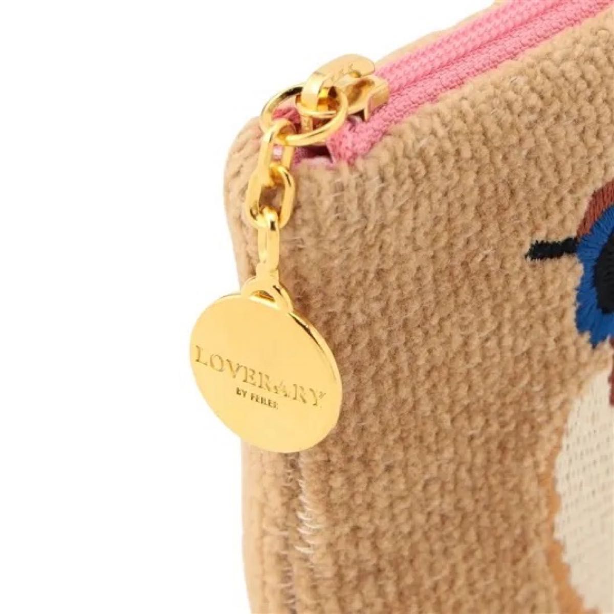 ラブラリーバイフェイラー ポーチ FEILER ドアップテディガール 財布