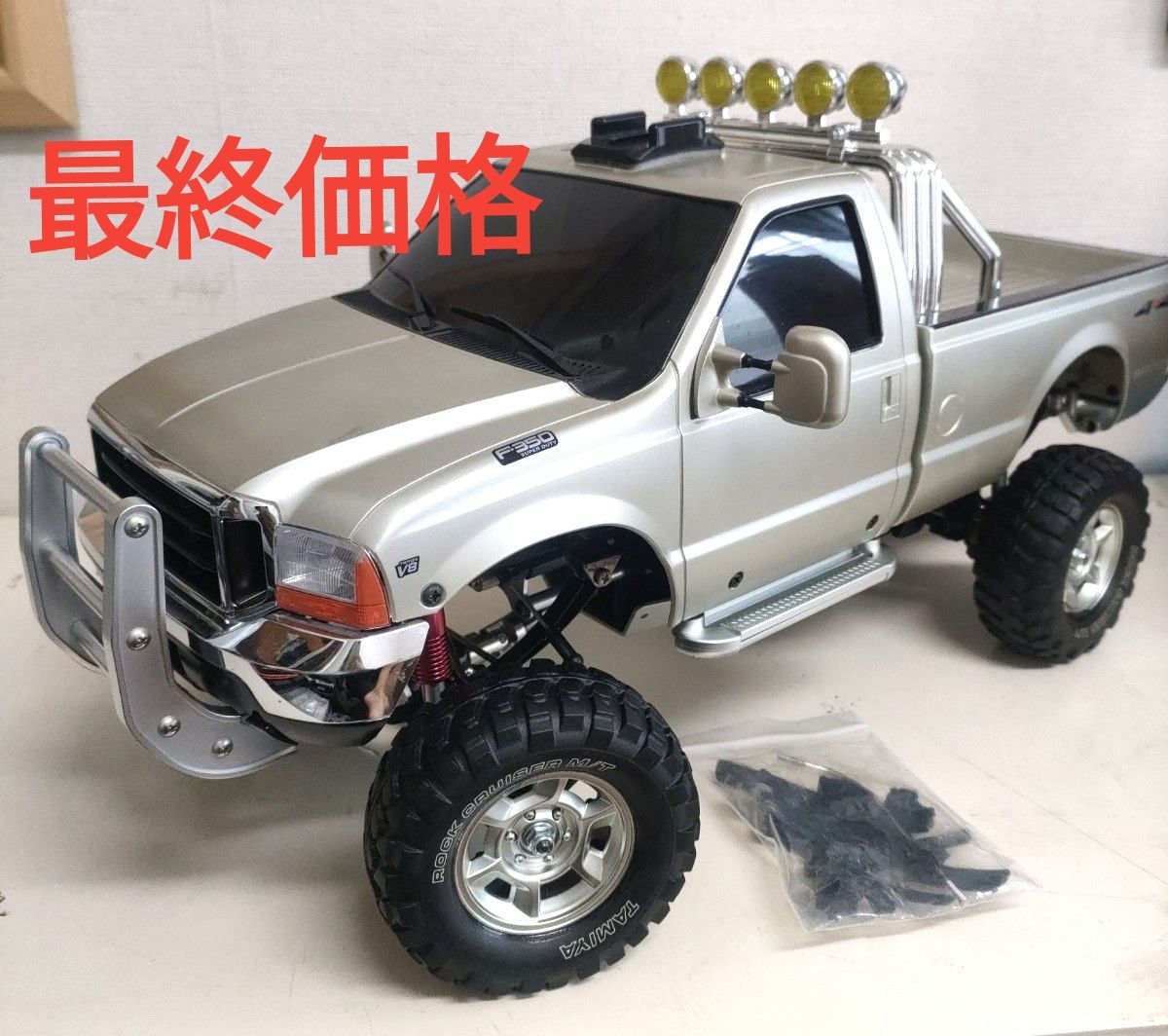未走行】タミヤ 1/10RC フォードF-350 ハイリフト タミヤ 電動RCカー