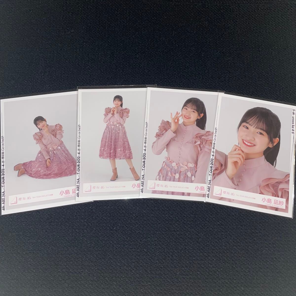 櫻坂46 生写真 4thアニラ ライブ衣装 小島凪紗 直筆サイン ヨリ 櫻坂46