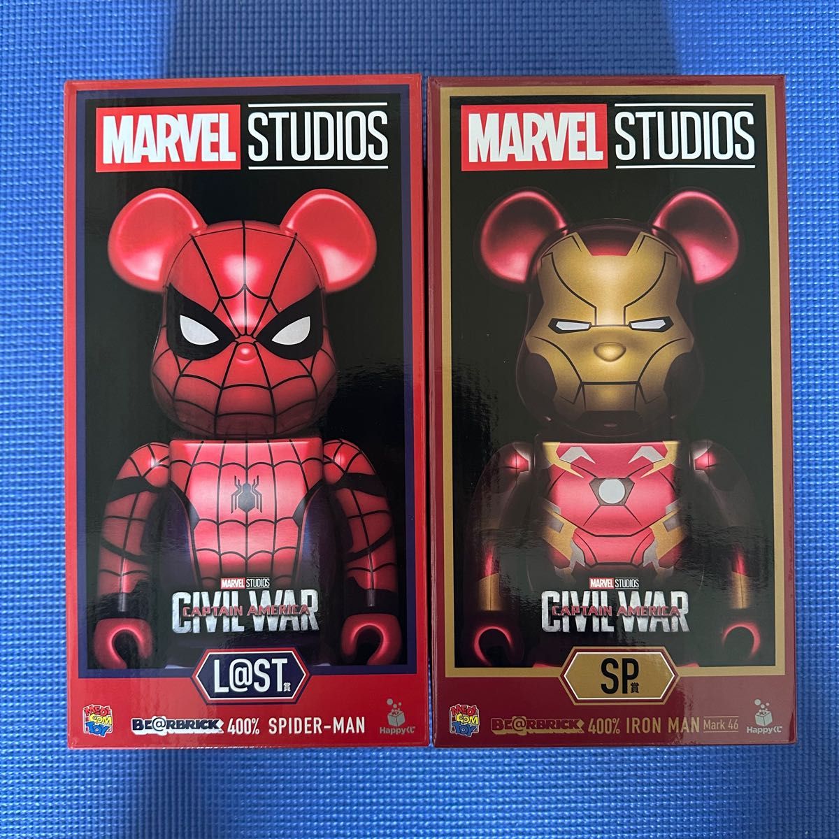 Happyくじ BE@RBRICK 400% ラストワン スパイダーマン SP賞 アイアン