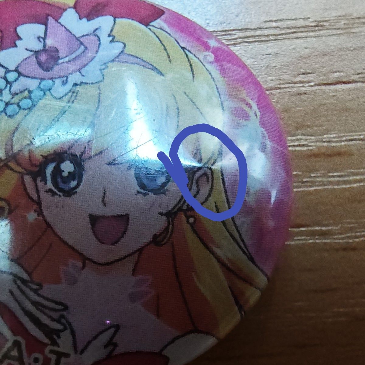 魔法つかいプリキュア！！PARCO クリアカード 缶バッジ モフルン