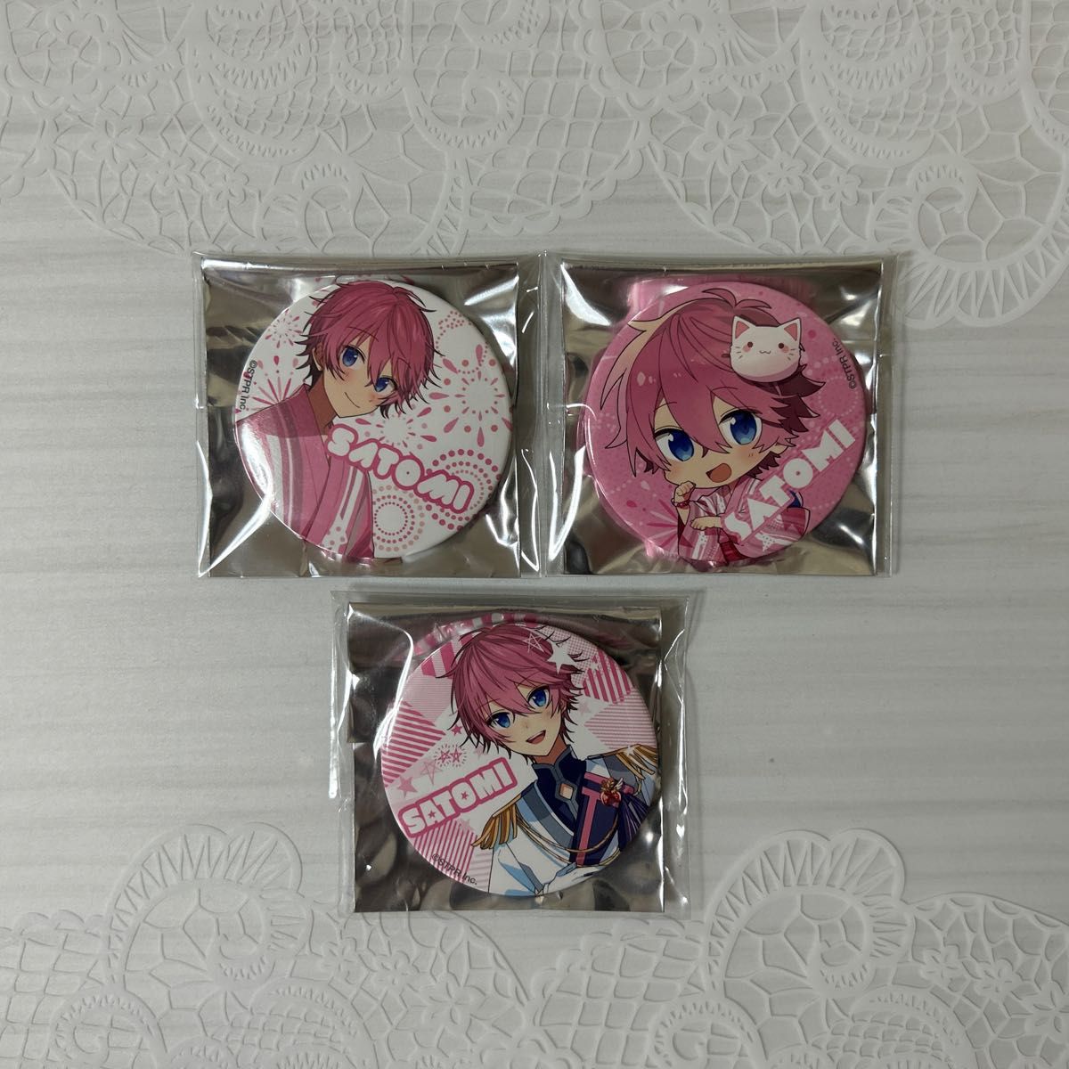 すとぷり さとみくん缶バッジ80個セット すとぷり さとみくん 缶