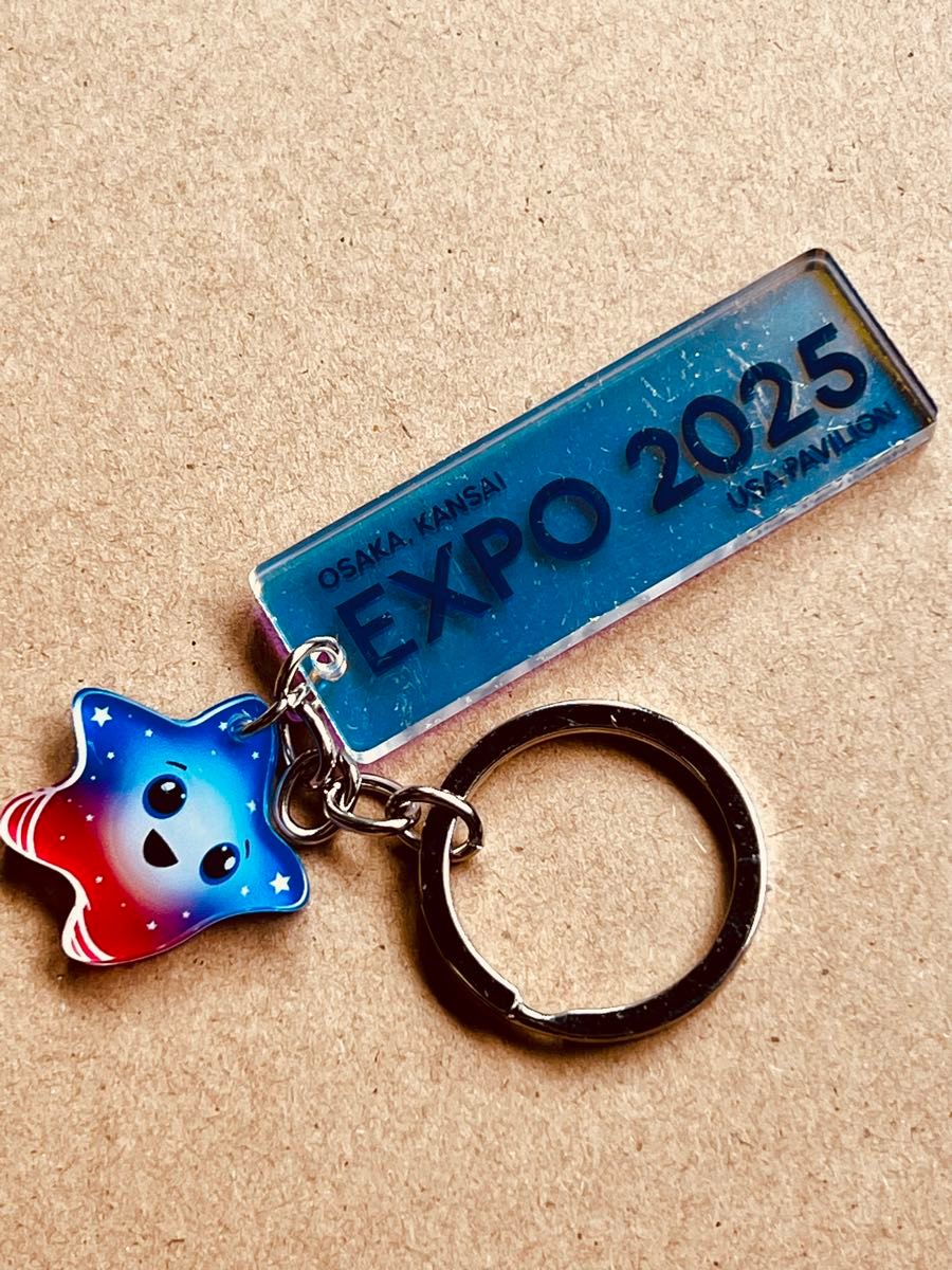 EXPO 関西 万博 アメリカ館 マスコット キーホルダー スパーク USA