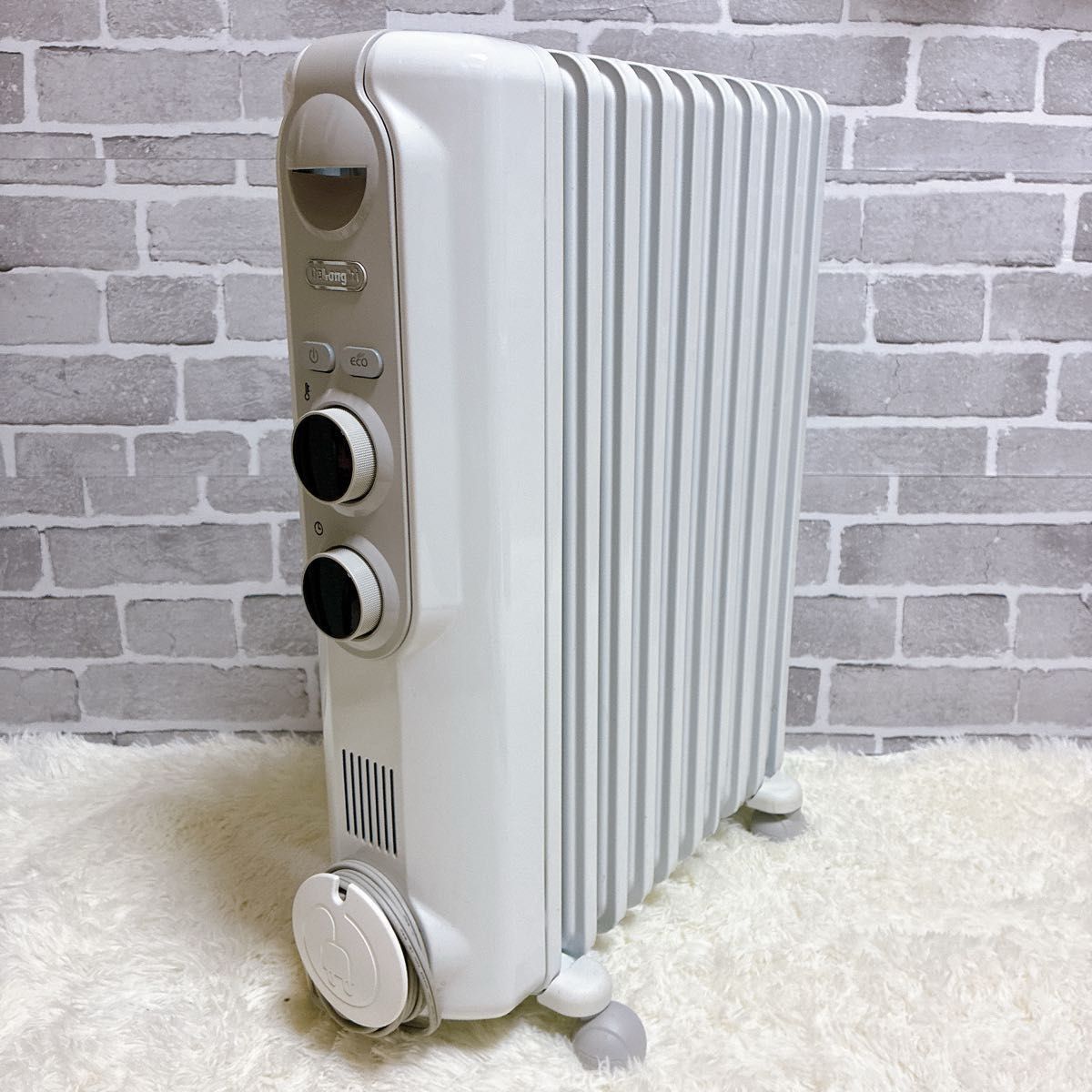 デロンギ オイルヒーター RHJ35M1015-LG 白 ホワイト Amazon