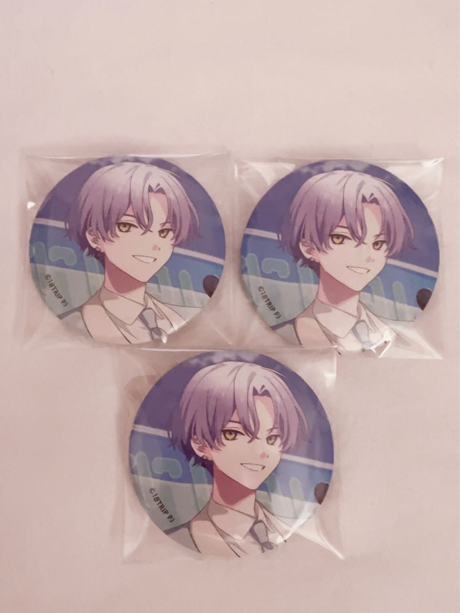 18TRIP エイトリ Good Luck 缶バッジ 18is 大黒可不可 エイトリ 18is