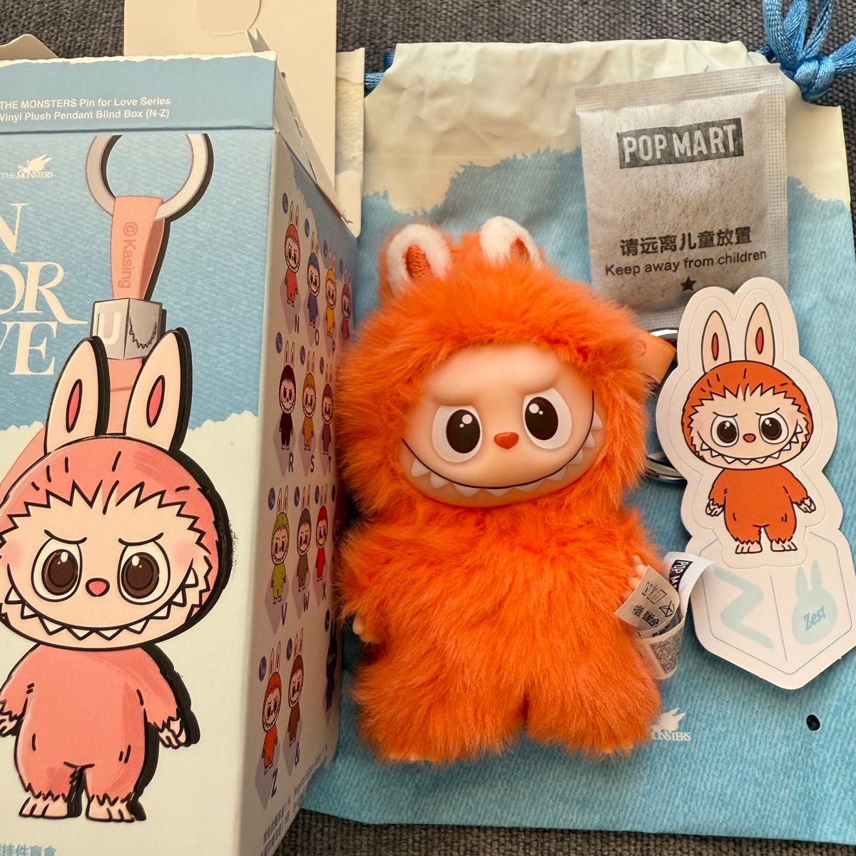 PIN FOR LOVE イニシャル ラブブ 4個セット ラブブ イニシャル PIN FOR