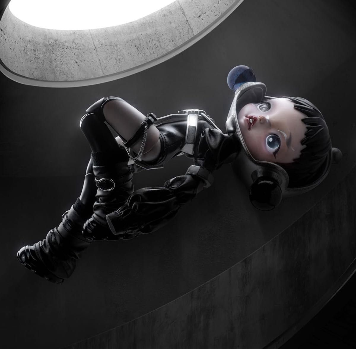 SKULLPANDA The Unknown 1/6 アクションフィギュア スカルパンダ