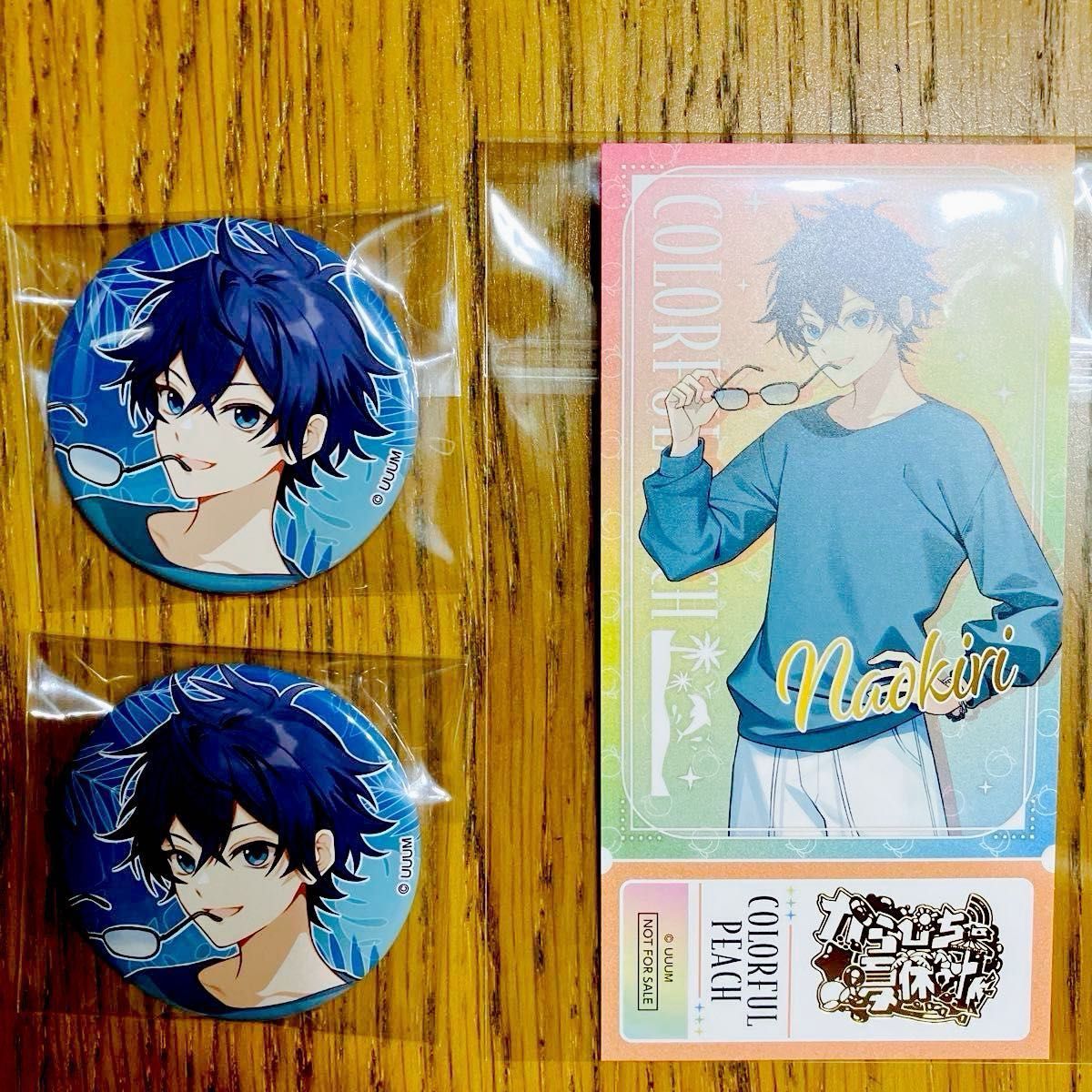 カラフルピーチ 東京ドームシティ 缶バッジ うりさん カラフルピーチ