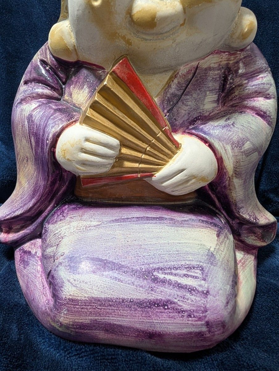 裏春画 お多福 古い 陶器人形 おかめ お福さん 時代物 珍品 縁起物