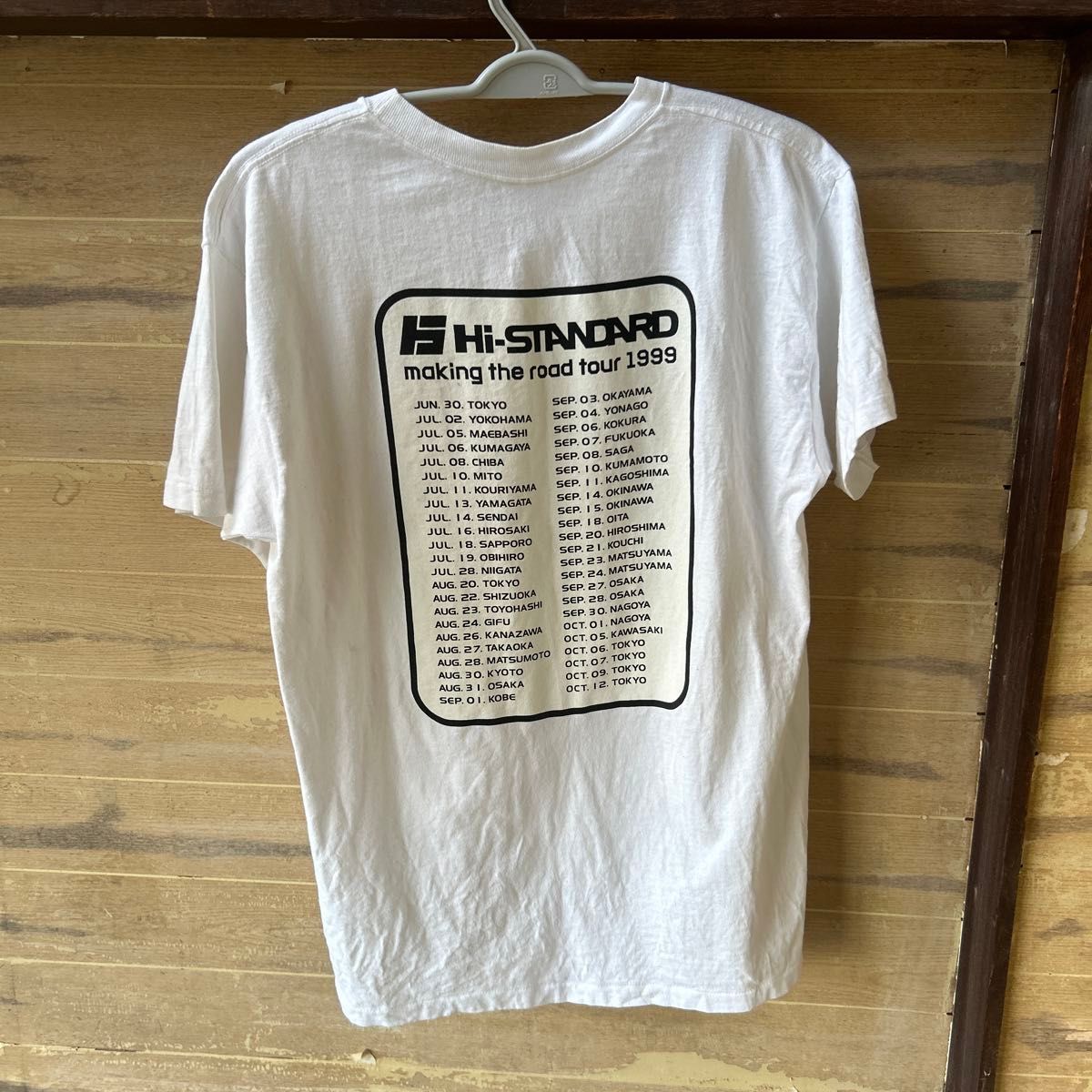 ハイスタンダード Hi-STANDARD バンドTシャツ ハイスタ 1999 making