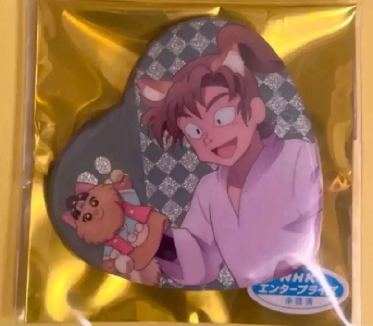 忍たま乱太郎 ナンジャタウン 山田利吉 ハート 缶バッジ 12個 忍たま乱