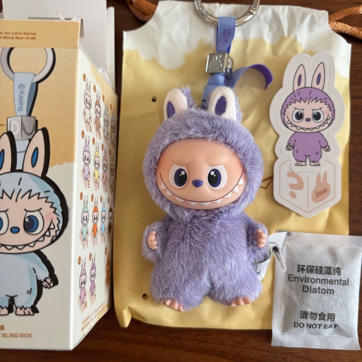 ラブブ PIN FOR LOVE ぬいぐるみペンダント(A-M) 小売業者 ピース 6個