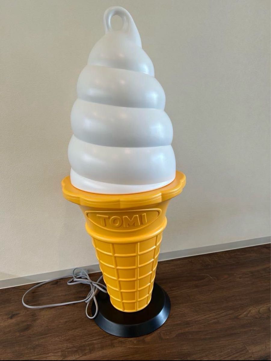 アイスクリーム型ランプ TOMI TOMI ソフトクリーム ライト 照明 電飾