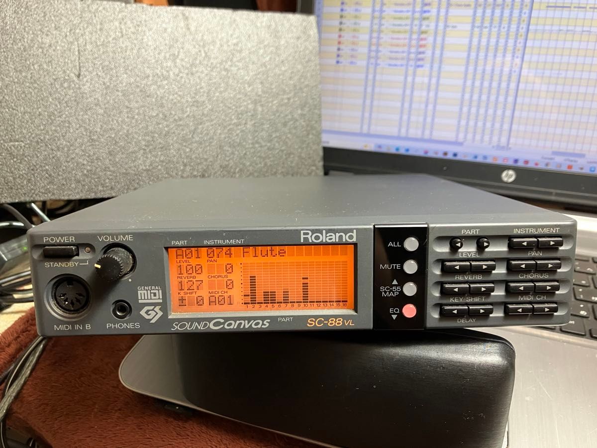 Roland SC-88VL Sound Canvas 音源モジュール 動作品】Roland SC-88VL