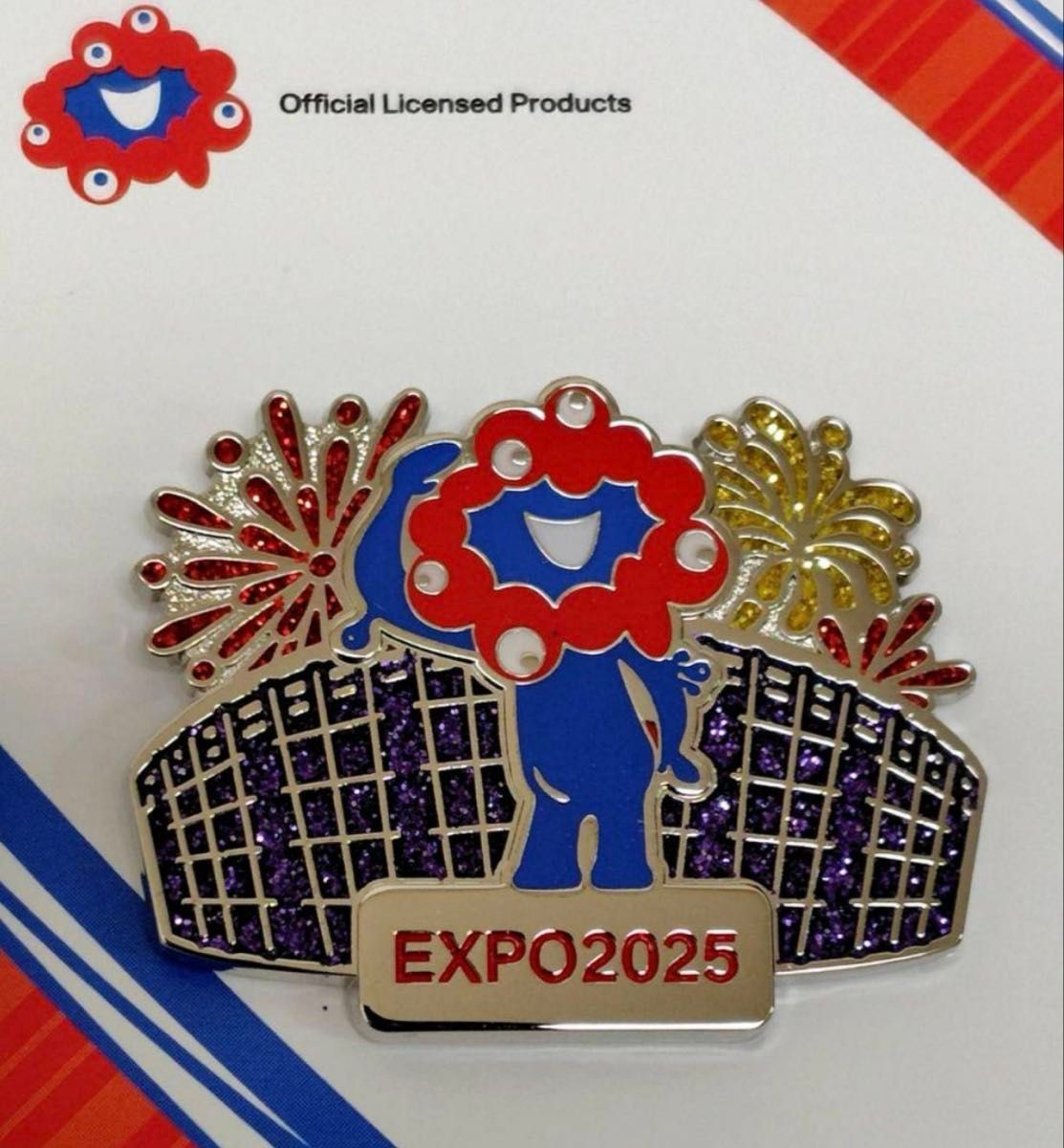 万博 EXPO2025 ミャクミャク ピンバッジ 大屋根リング 花火 キラキラ