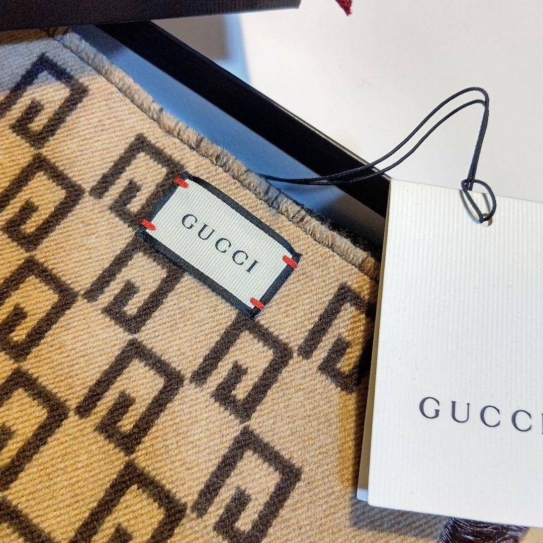 ❤新品箱袋付き❤GUCCI コレクション マフラーショール ストール❤最