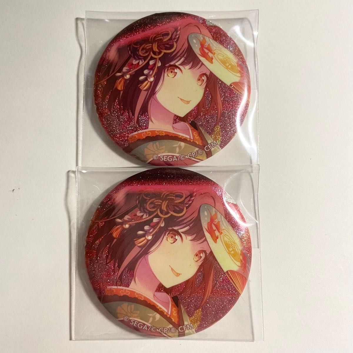 プロセカ 東雲絵名 グリッター缶バッジ 70個