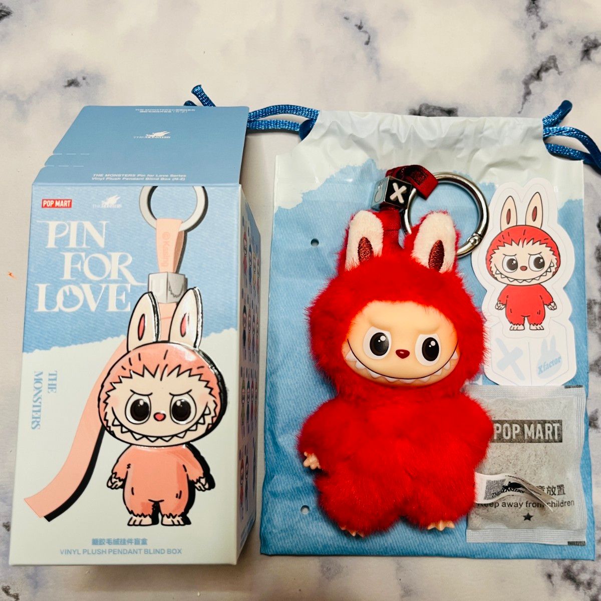 PIN FOR LOVE ラブブぬいぐるみ ぬいぐるみ POP MART PIN FOR LOVE