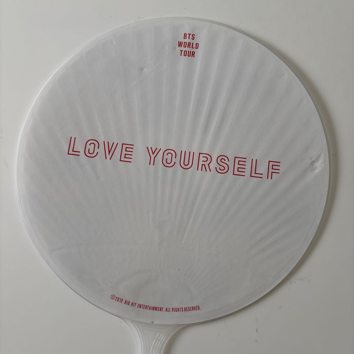 BTS うちわ 公式 LYS SYS final MOS ソウルコン BTS LOVE YOUR SELF