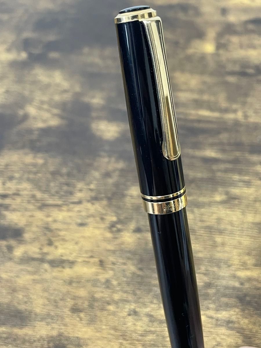 筆記確認＆洗浄済み 初期型 エボナイトペン芯 フラットトップ 14金 JIS刻印