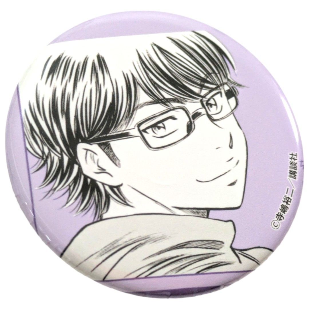御幸一也 ① 原作ダイヤのA 缶バッジ 御幸Vol 4 プリンセスカフェ 缶