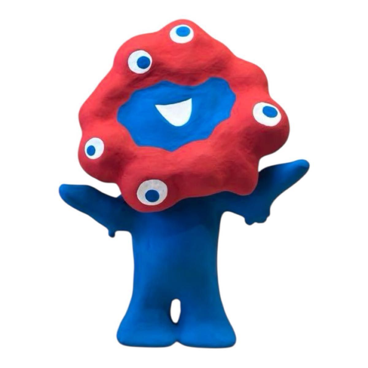 大阪関西万博 EXPO2025 ミャクミャク 張子 張り子 金 桃 2点セット