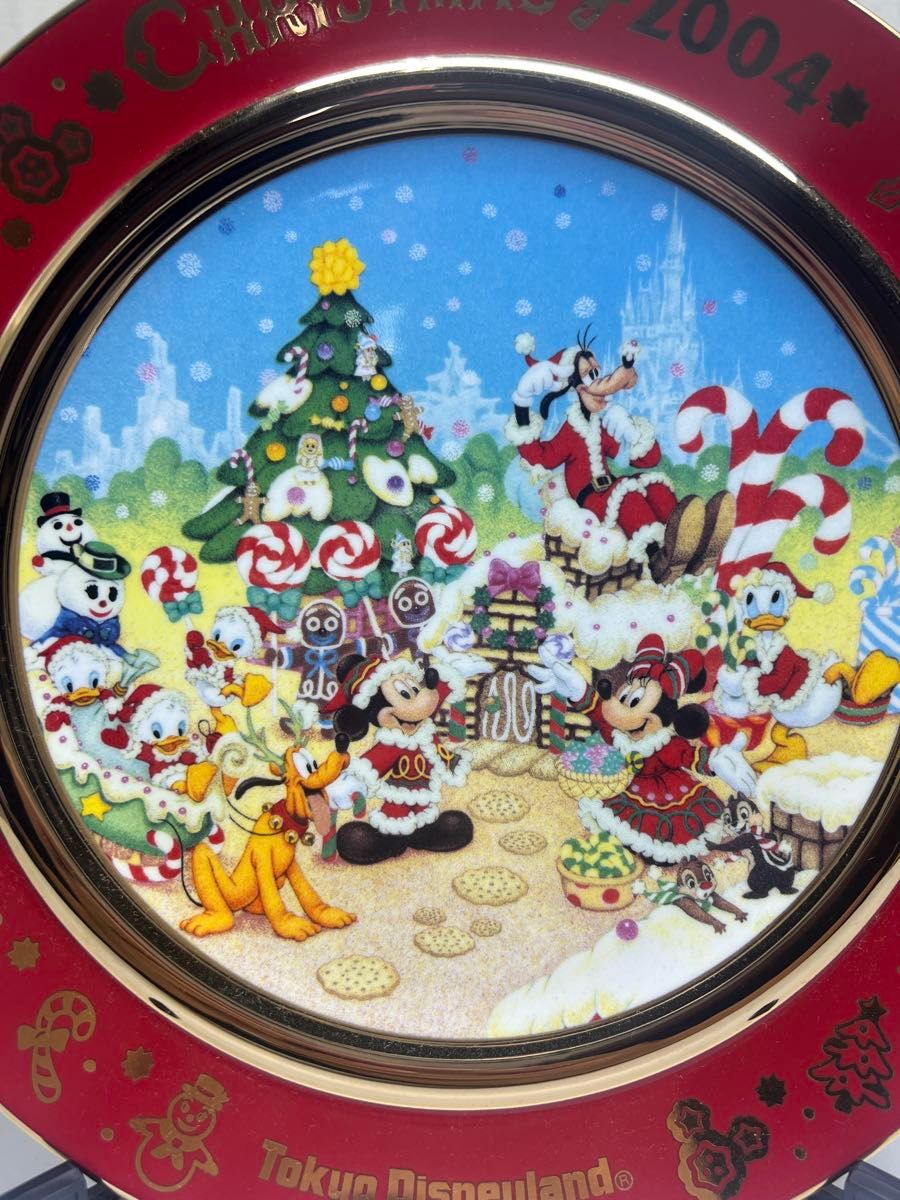 ディズニークリスマス【2004年限定品】 クスマスプレート 飾り皿