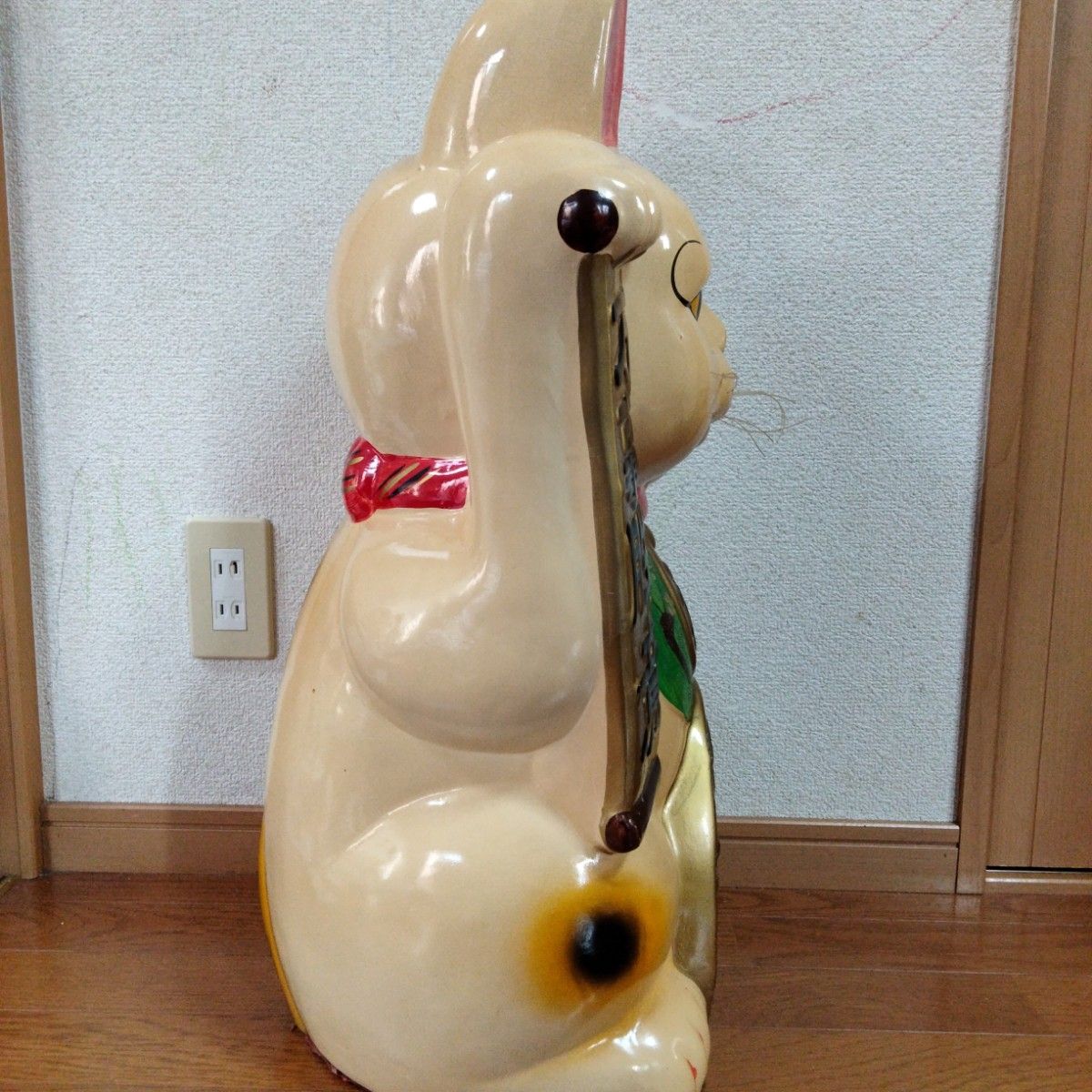 激レア 希少品 縁起物 招き猫 まねきねこ 昭和レトロ 陶器 特大｜Yahoo