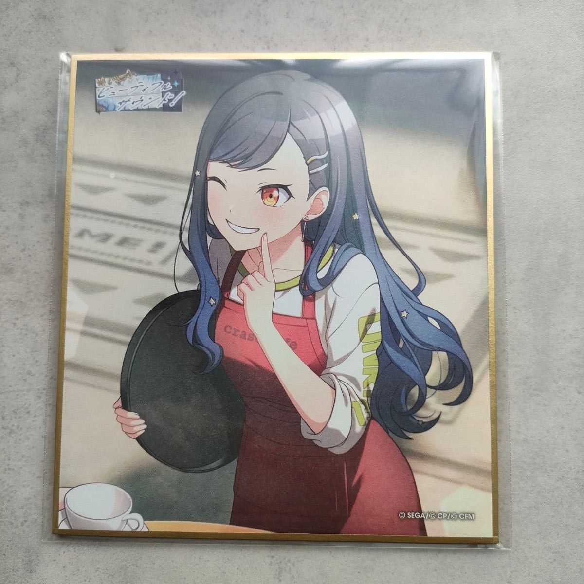 プロセカ 白石杏 ミニ色紙 ひまわり プロセカ 白石杏 ミニ色紙