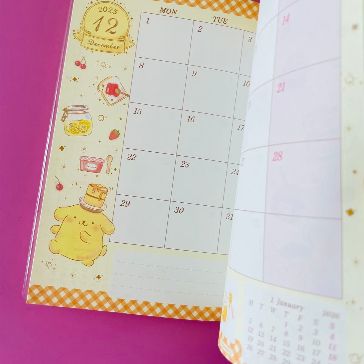 サンリオ ポムポムプリン 2026年 手帳 スケジュール帳｜Yahoo!フリマ