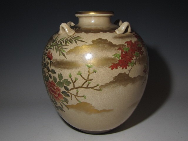 Winterセール12/13まで30％値引！】○野々村仁清 四季花に雉