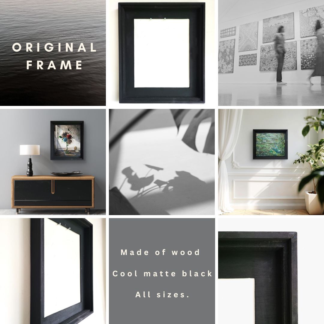 生命の受容 / モダン画 キャンバス 46×38㎝ F8 原画限り インテリア