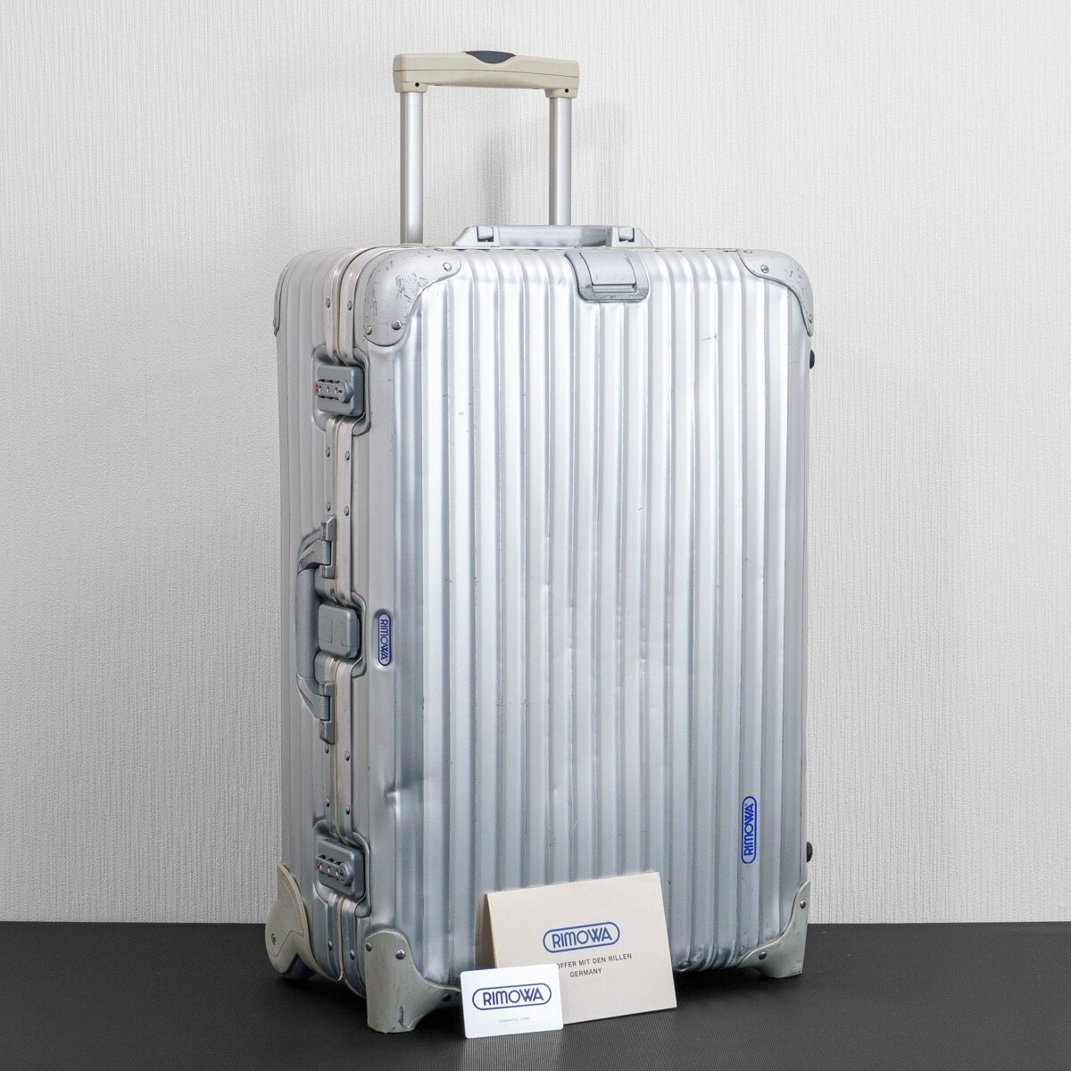 RIMOWA - RIMOWA リモワ トパーズ 廃盤 青ロゴ 希少 32L 2輪 中古の