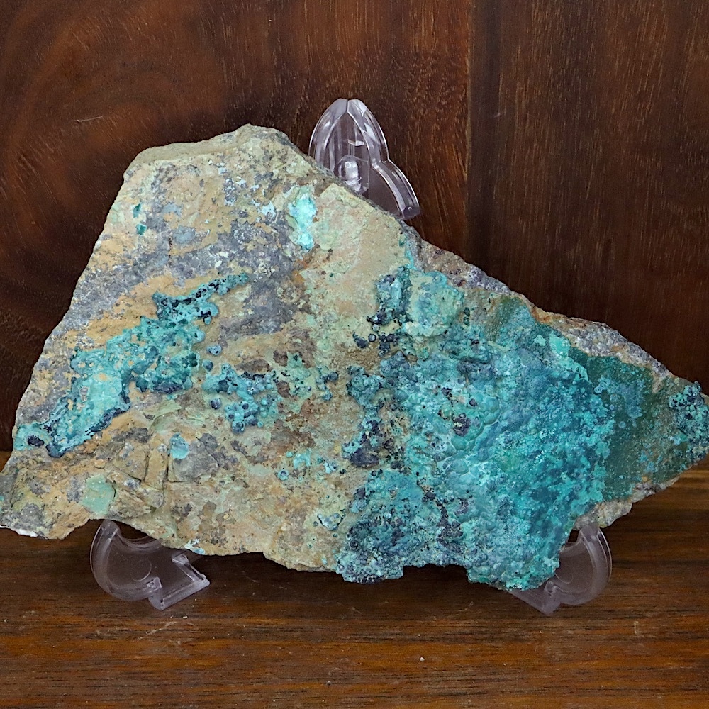 クリソコラ & シュードマラカイト 珪孔雀石 擬孔雀石 218.7g CHS167