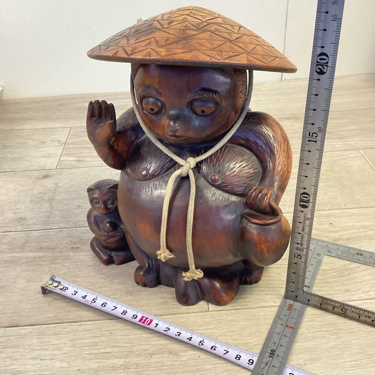 Yahoo!オークション -「木彫 狸」の落札相場・落札価格