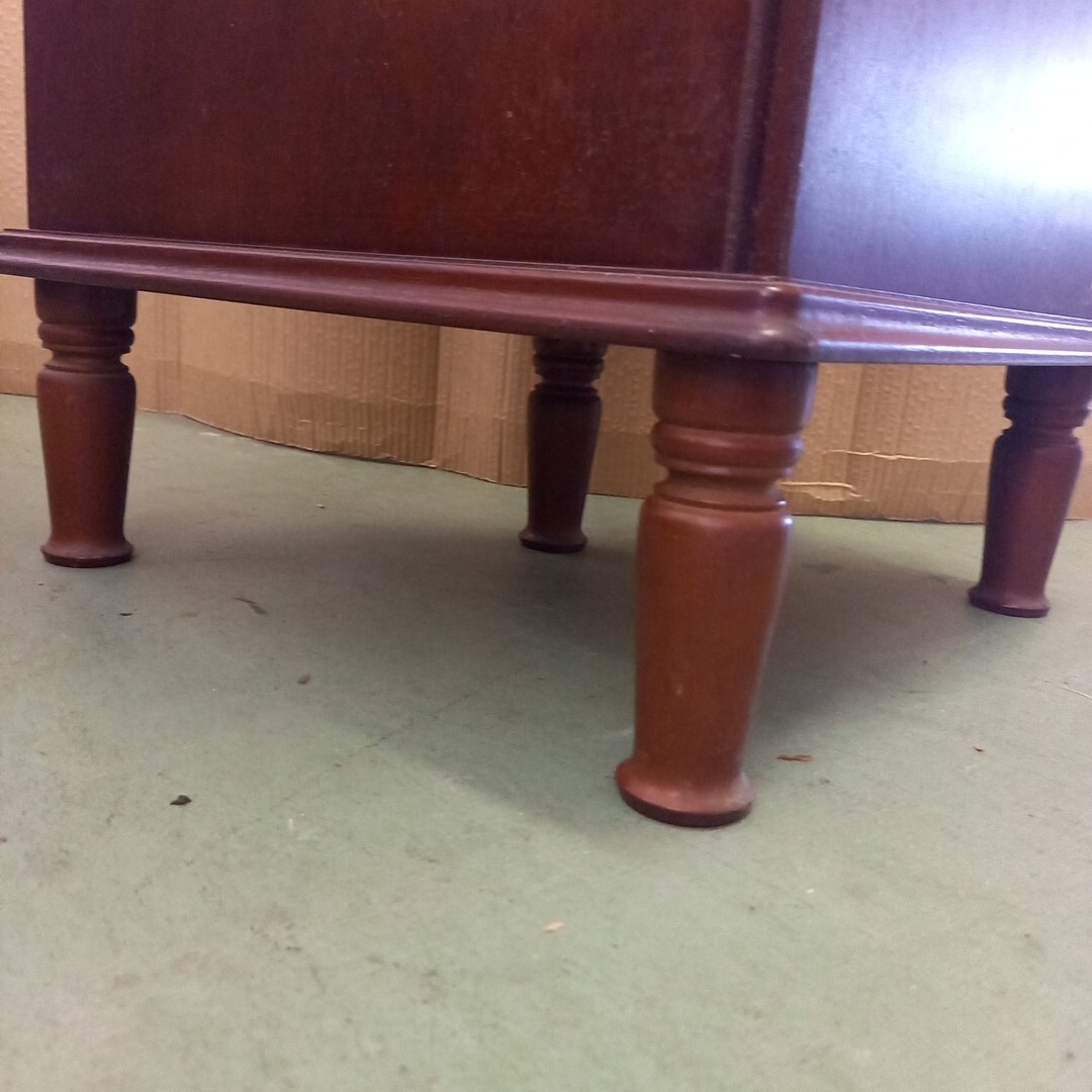 綾野製作所 アヤノクラフト コーナーキャビネット 木製3段 ダーク