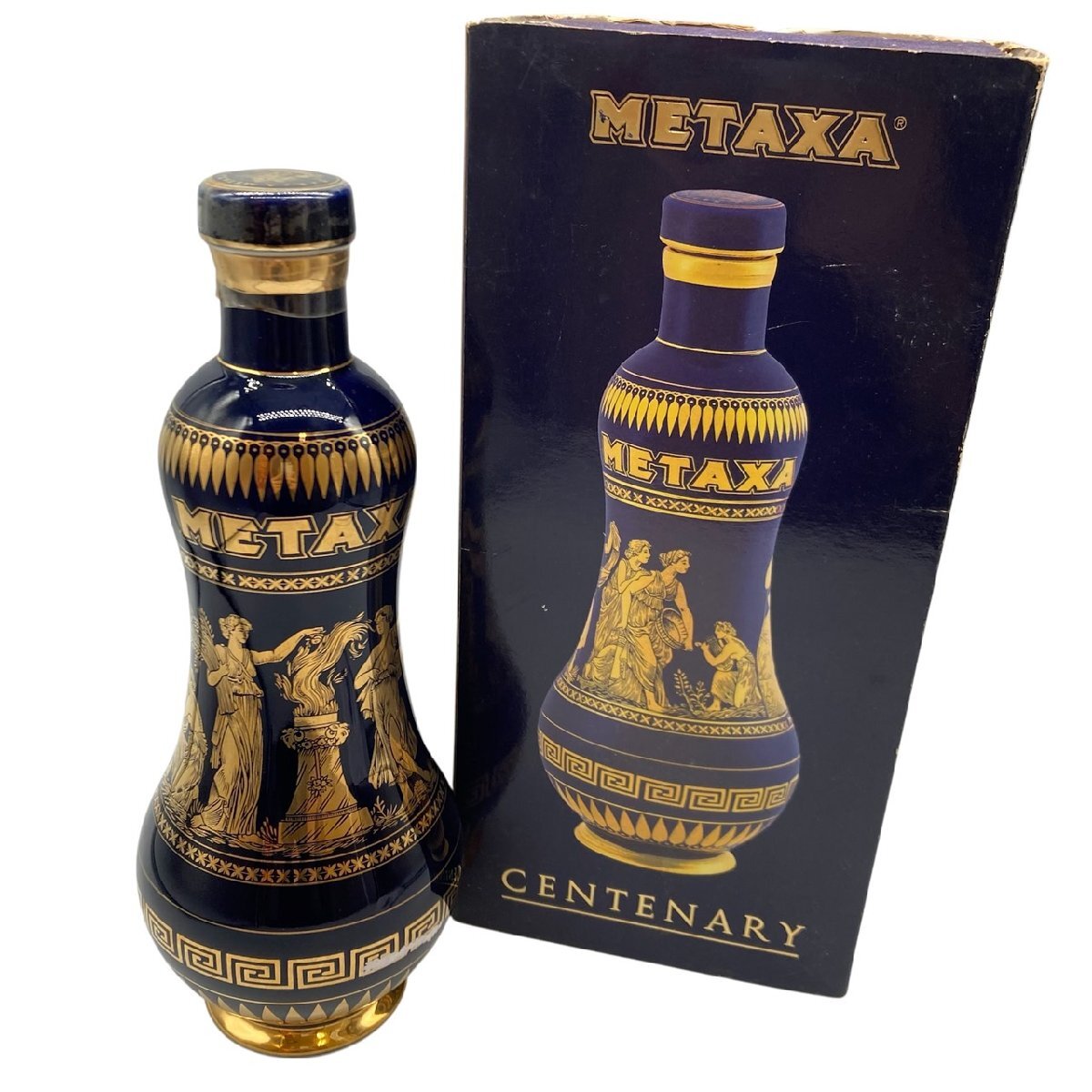 メタクサ METAXA 未開栓 陶器 稀少 メタクサ社のブランデー40°700ml古